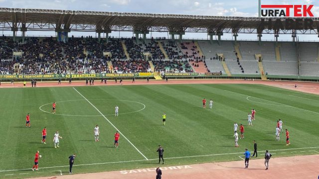 Şanlıurfaspor sahasında Zonguldak kömürspor ile berabere kaldı