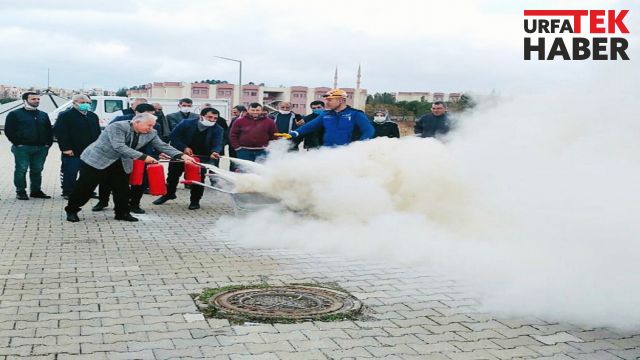 Harran Üniversitesi personellerine afet eğitimi