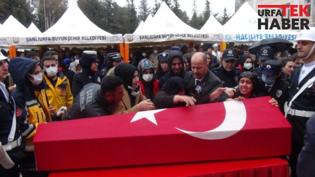 Şanlıurfa, şehit polislerini uğurladı