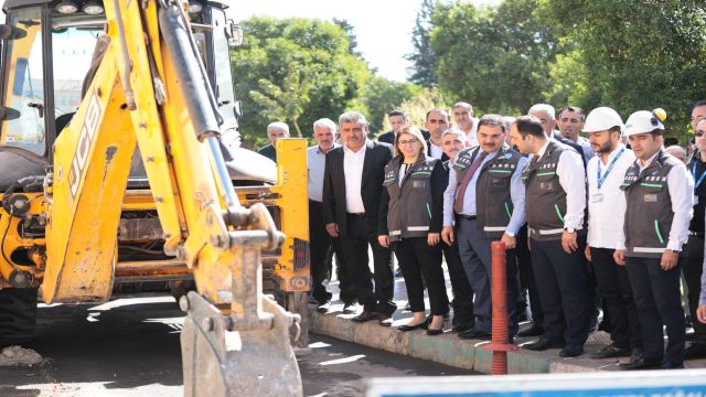 BAŞKAN CANPOLAT’IN SÖZ VERDİĞİ DOĞALGAZ ÇALIŞMALARI BAŞLADI