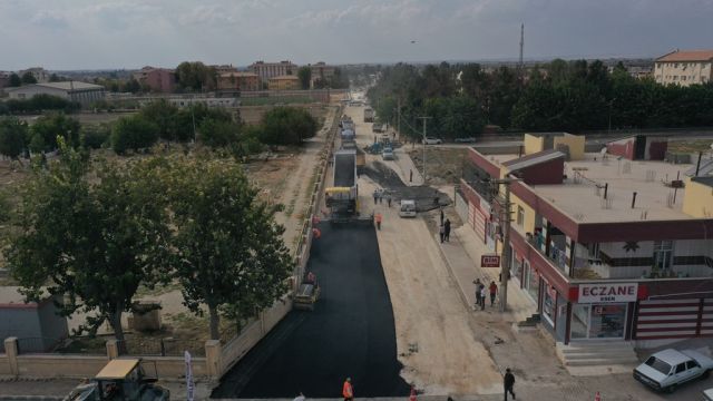 HARRAN’DA SICAK ASFALT ÇALIŞMA