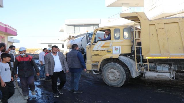 BAŞKAN EKİNCİ, ASFALT ÇALIŞMALARINI İNCELEDİ