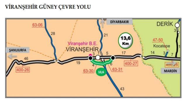 BAŞKAN EKİNCİ’DEN VİRANŞEHİR’E ÇEVRE YOLU MÜJDESİ