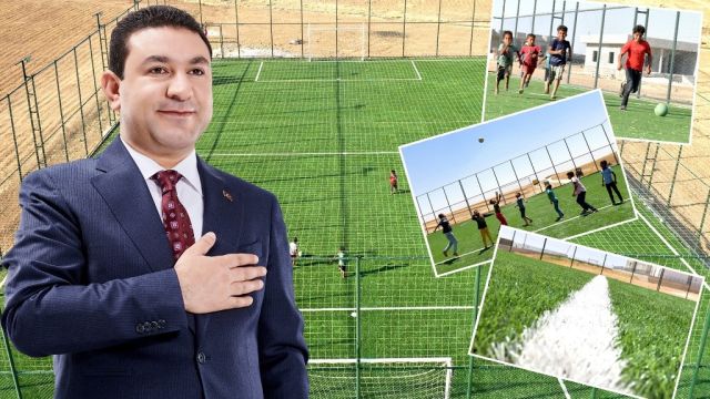 BAŞKAN ÖZYAVUZ MÜJDEYİ VERDİ: HARRAN’A 10 ADET HALI SAHA KAZANDIRIYORUZ