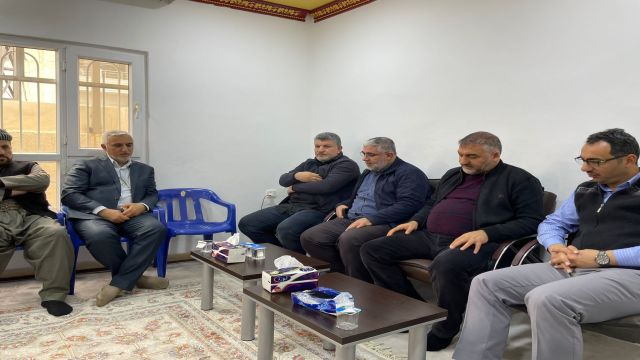 ŞANLIURFA’DAN BİR HEYET KATLEDİLEN ALİMLERİN DUHOK'TAKİ TAZİYELERİNE KATILDI