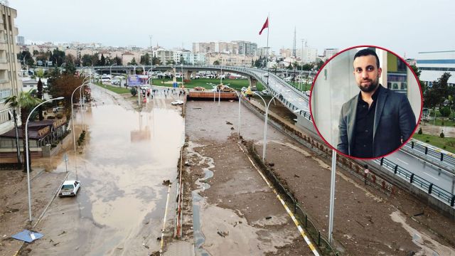 İş yerini kontrole giderken sel sularına kapıldı