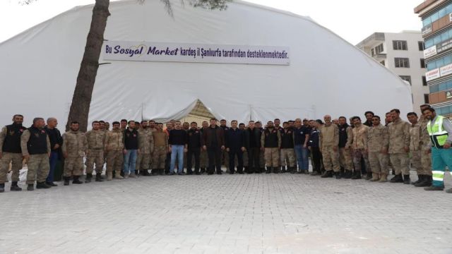 Kardeş il Urfa Adıyaman'da sosyal market açıyor!