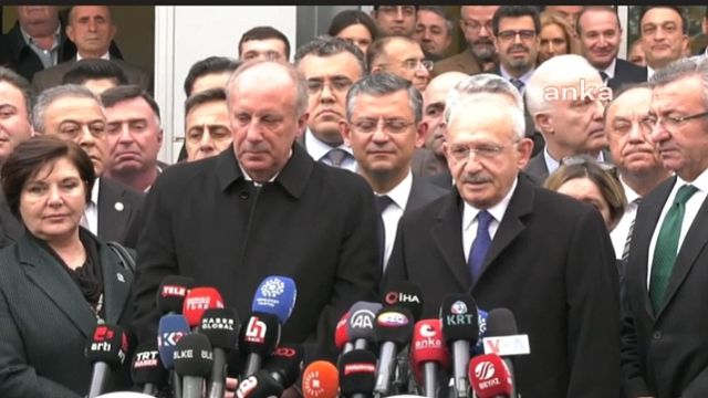 Muharrem İnce ve Kemal Kılıçdaroğlu ortak açıklama yaptı