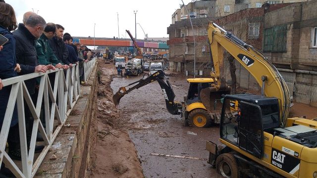 Urfa’da bakanlar arama kurtarma çalışmalarında