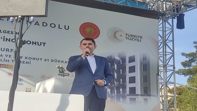 Erdoğan'ın konuşması öncesi bakanlar konuşuyor