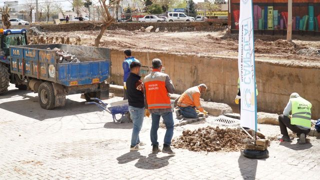 Haliliye’de altyapı çalışmaları sürüyor