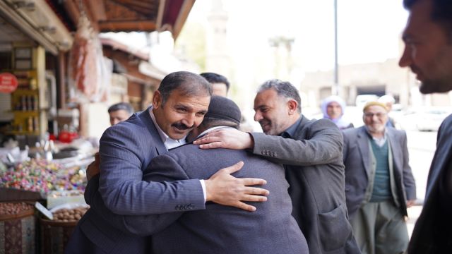 İYİ Parti Adayı Yetim Esnaf Ziyaretinde