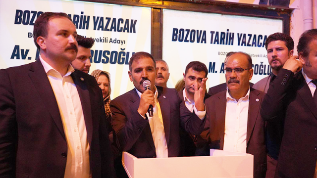 İYİ Parti adayları Bozova’da seçim bürosu açtılar