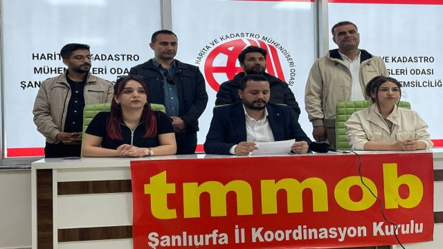 TMMOB Şanlıurfa İl Koordinasyon Kurulu’ndan Gezi davası kararlarına tepki