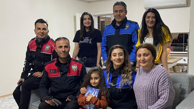 Urfa'da şehit polis Cemal Bozkurt'un kızının doğum günü kutlaması