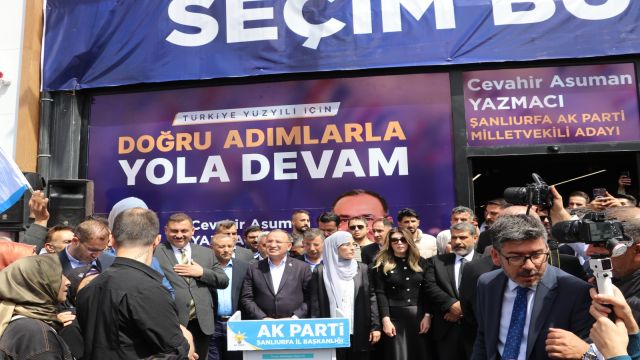 YAZMACI’NIN SEÇİM BÜROSU AÇILIŞI MİTİNGE DÖNÜŞTÜ