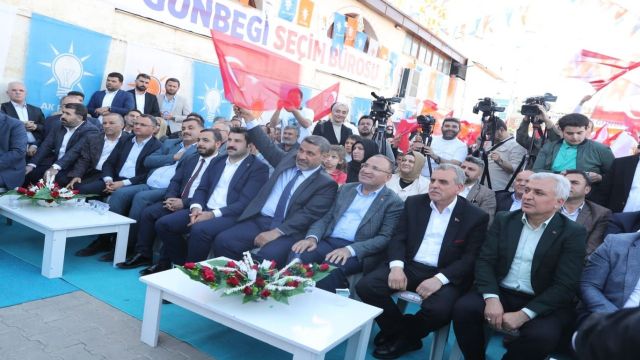 AK Parti adayı Günbegi'nin seçim ofisi açıldı