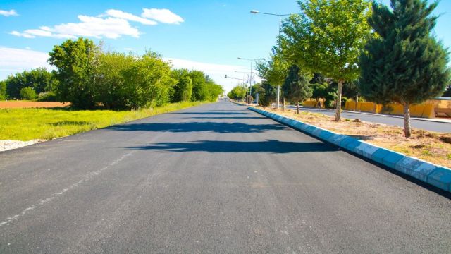 Akçakale’de İstasyon Caddesi asfaltlandı