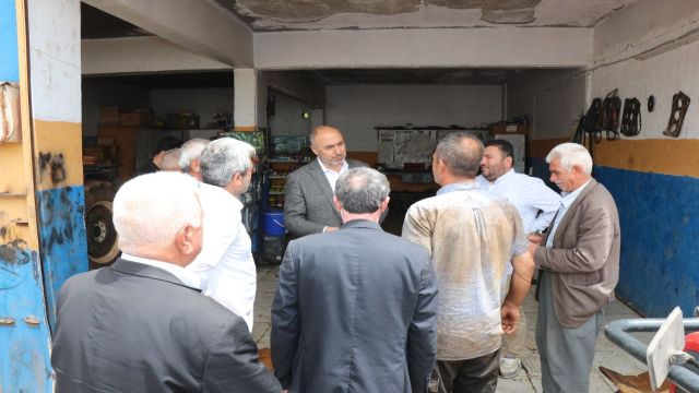 Başkan Aksoy 28 Mayıs seçimleri için sahada destek turuna çıktı