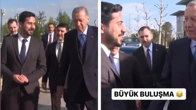 Erdoğan taklidiyle ünlenen Urfalı fenomen, Erdoğan ile buluştu