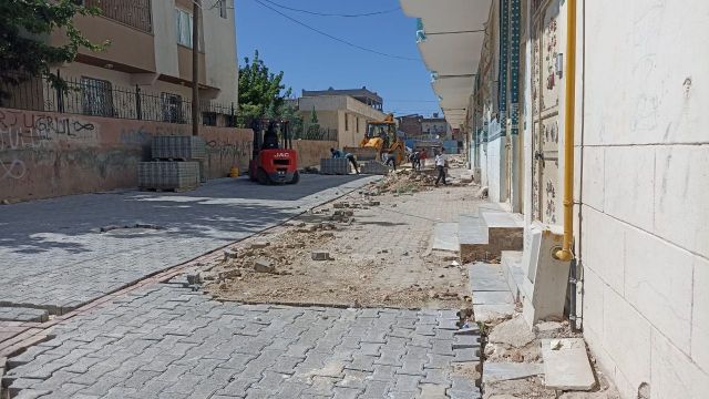 Eyyübiye’de 6 mahallede kilitli parke çalışması