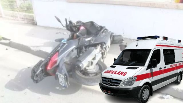 Haliliye’de motosiklet sürücüsü kaza yaptı! 1 yaralı