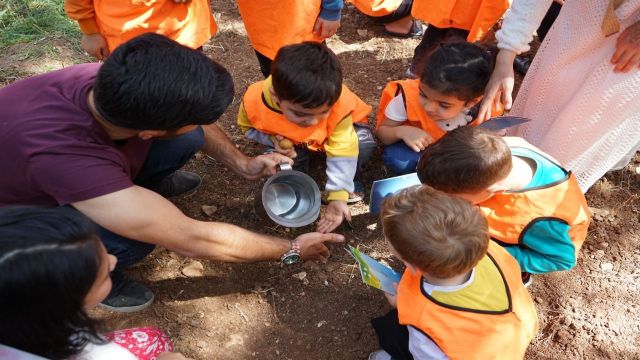 Karaköprü’de çocuklara toprağın ve doğanın önemi anlatıldı