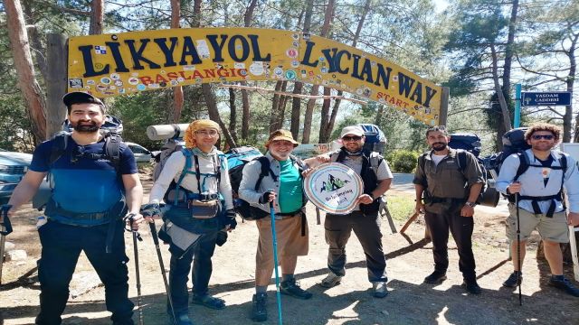 Şanlıurfalı doğa tutkunları Likya Yolu’nu keşfetti