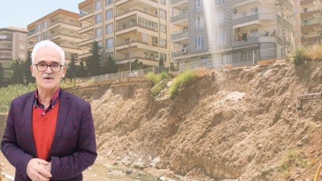 Şanlıurfalı Köşe Yazarı Dişli, derelerde toprak kayma riskine dikkati çekti