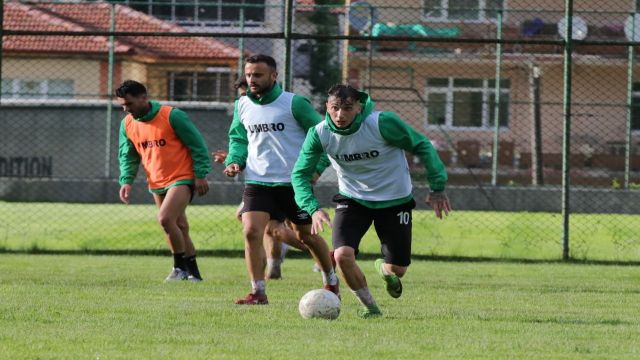 Sarı yeşilli ekip play-off hazırlıklarını sürdürüyor