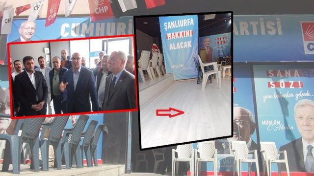 Urfa'da CHP'nin seçim ofisine mermi atıldığı iddia edildi