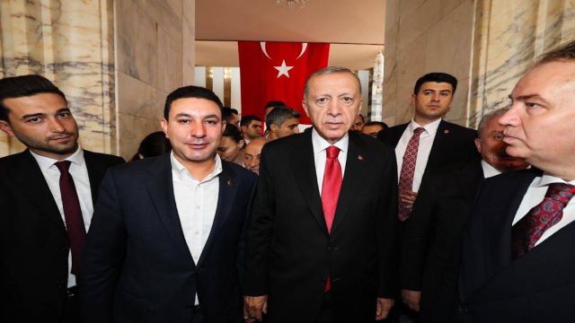 BAŞKAN ÖZYAVUZ CUMHURBAŞKANI ERDOĞAN İLE BİR ARAYA GELDİ