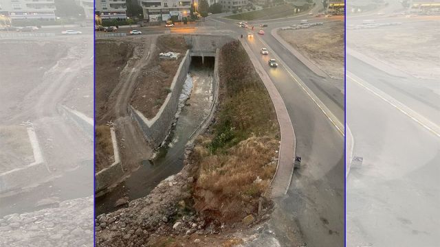 Karaköprü’nün göbeğinden geçen dere sahipsiz kaldı