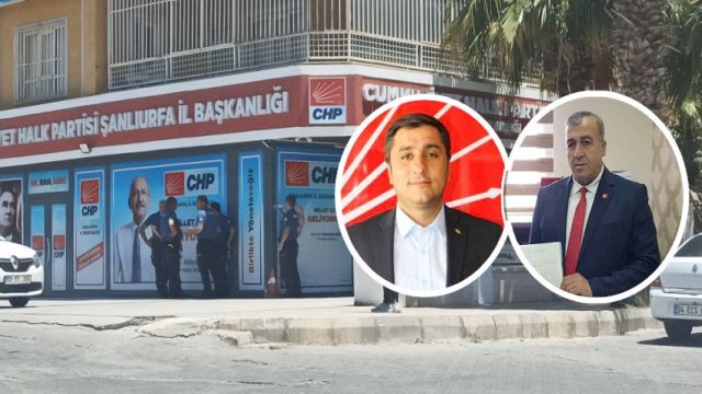 CHP ŞANLIURFA’DA KAVGA İDDİASI! ESKİ YÖNETİM İLE YENİ YÖNETİM BİRBİRİNE GİRDİ