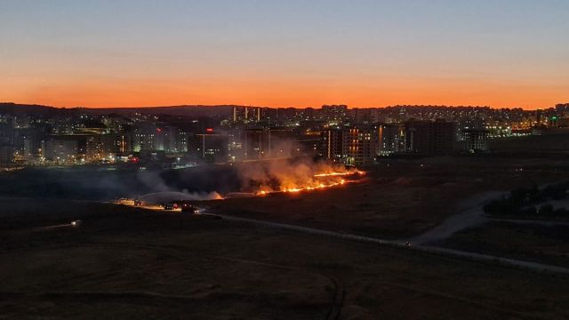 ŞANLIURFA ÇOCUK TRAFİK EĞİTİM PARKI'NDA YANGIN!