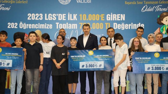 URFA’DA LGS’DE DERECE YAPANLARA ÖDÜL VERİLDİ!